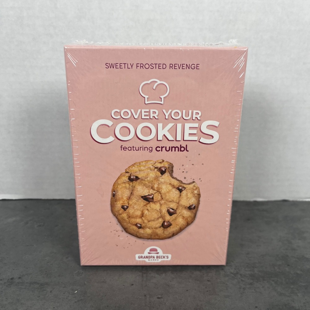 Crumbl Card Game New Sealed Grandpa Becks Games Cover Your Cookies NIB Unopened